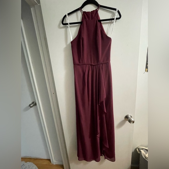 Bridesmaids Dress in Wine, David’s Bridal - Picture 7 of 8